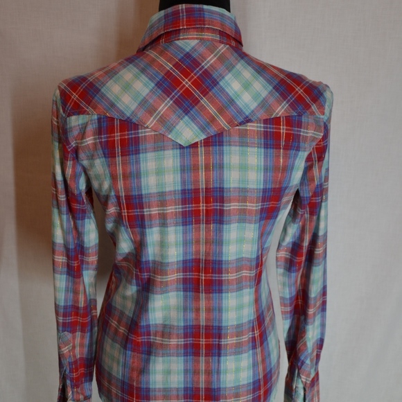 John, John Denim Women's Cowgirl Long Sleeve Shirt - Picture 3 of 4